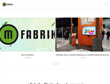 Tablet Screenshot of mfabrik.com